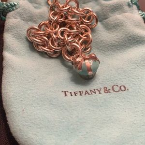 Tiffany charm bracelet with cupcake charm